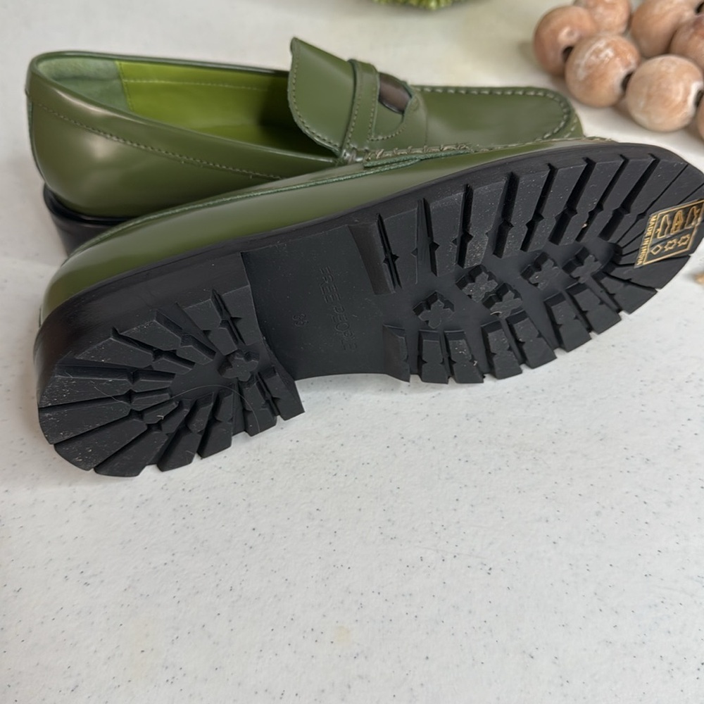 Free People Liv Loafer (Serpent Green) 6/36 - Picture 5 of 12